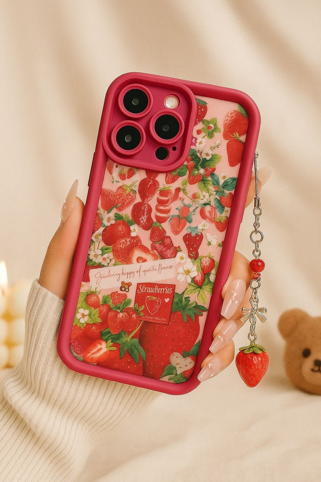 Strawberry Charm iPhone 13