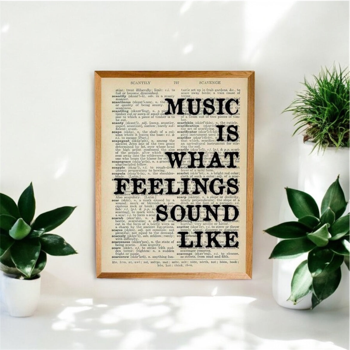 Music Is What Feelings Sound Like Poster
